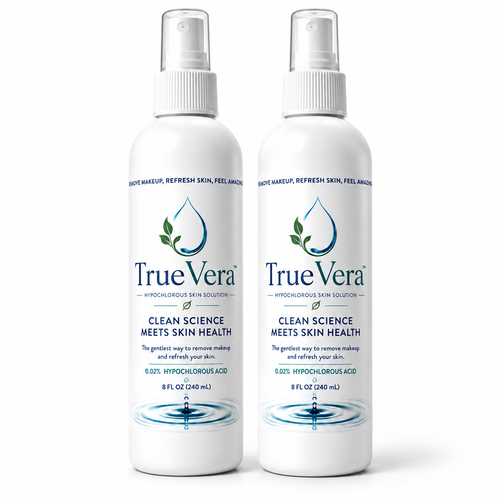 Set of two TrueVera HOCl Spray bottles
